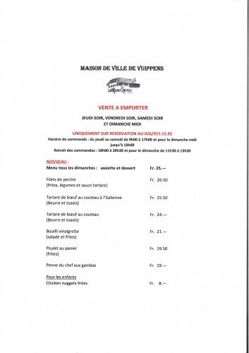 Image Maison de Ville - carte à l'emporter Image Maison de Ville - carte à l'emporter
